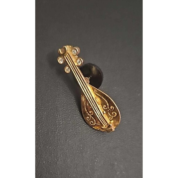 Estate Jewelry - Vintage Mandolin Pin 0056